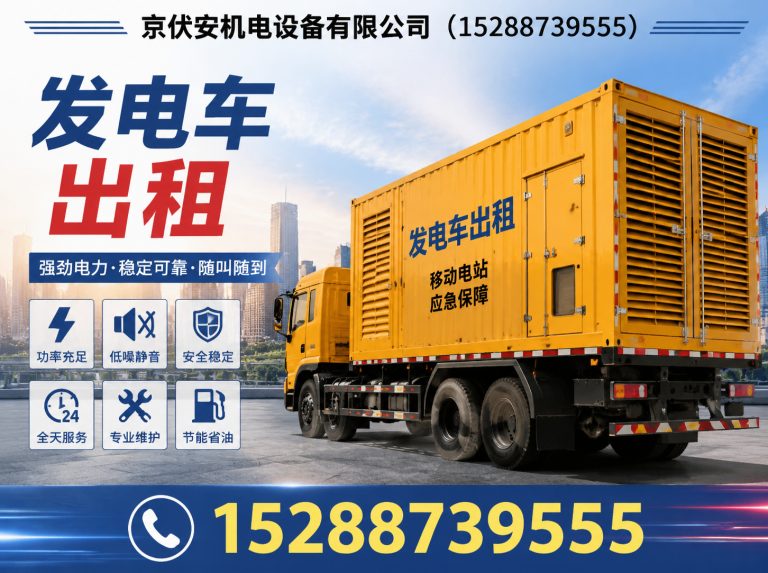 宜春应急发电机出租展示图