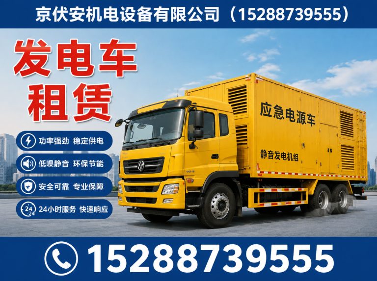 宜春静音发电车租赁展示图